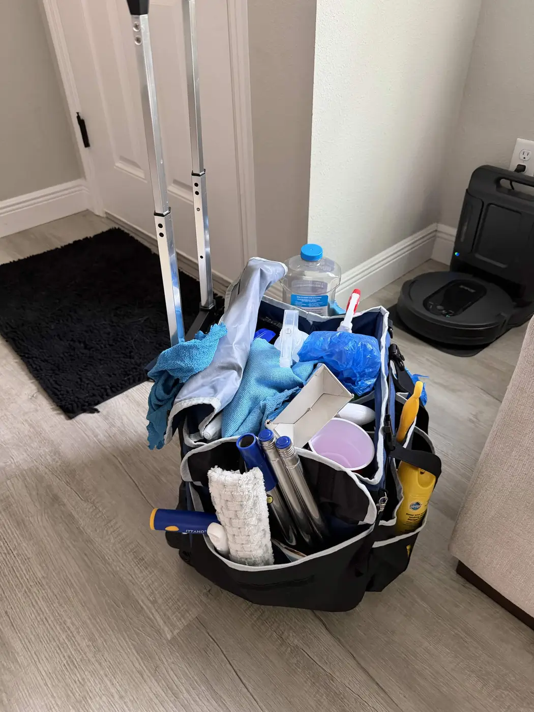 Spotless bathroom after a deep clean